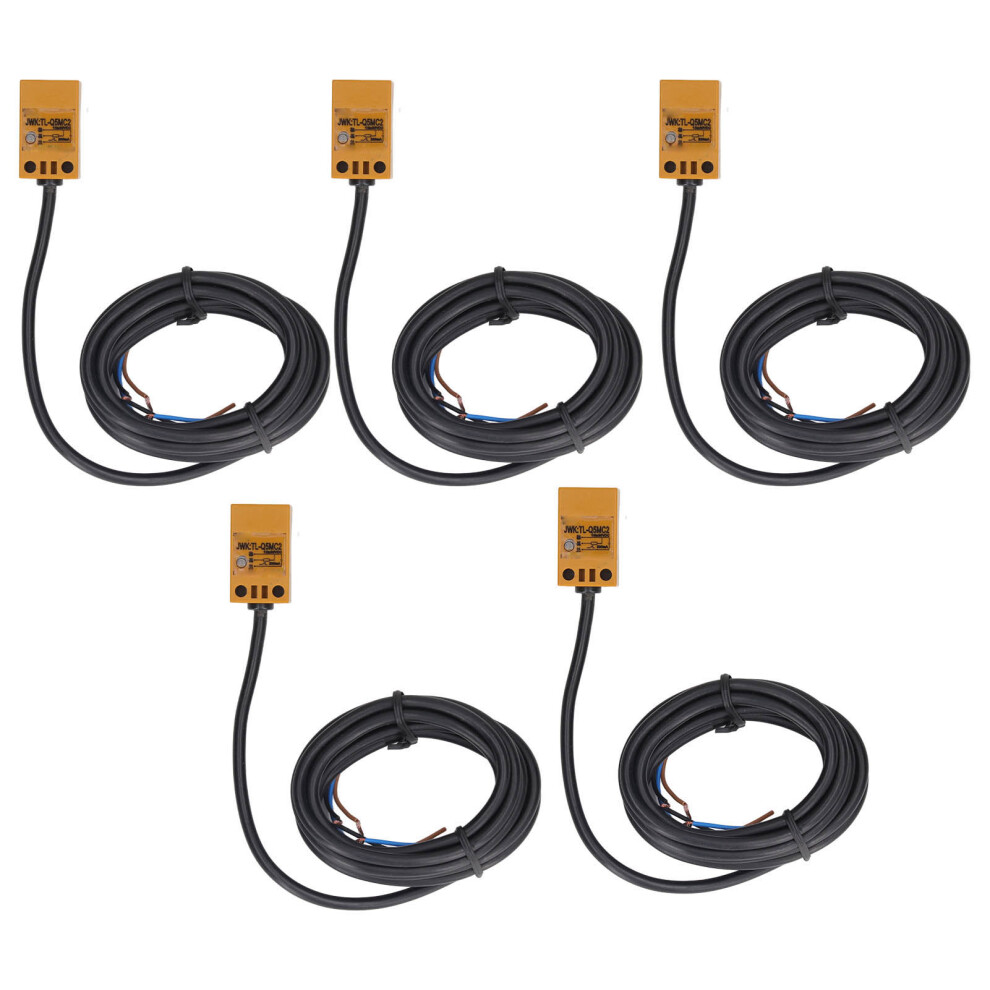 5Pcs Proximity Switch NPN Normally Closed IP65