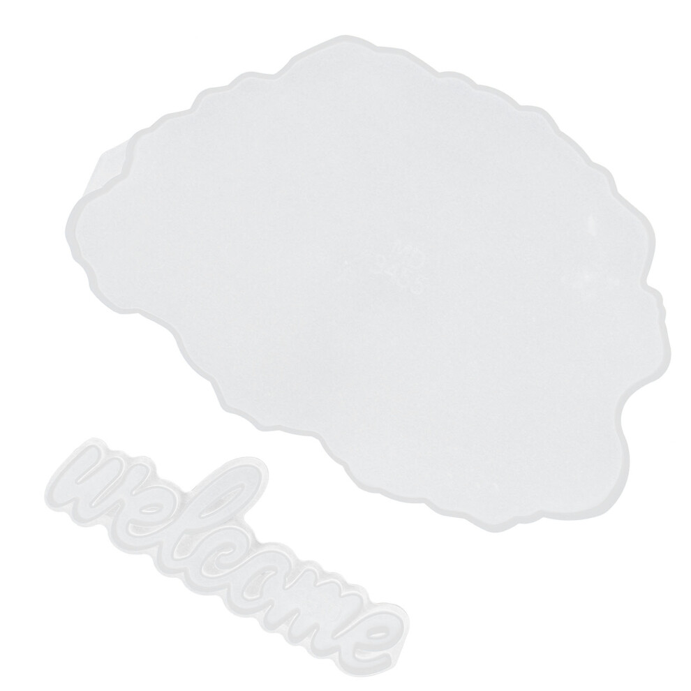 Epoxy Cloud Doorplate Mold Set For Diy Resin Wall Hanging Decor 4661341444500