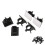 50pcs Black Adjustable Nylon Cable Management Clips, Wire Organizer 16