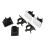 50pcs Black Adjustable Nylon Cable Management Clips, Wire Organizer 6