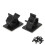 50pcs Black Adjustable Nylon Cable Management Clips, Wire Organizer 1