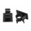 50pcs Black Adjustable Nylon Cable Management Clips, Wire Organizer 5