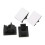 50pcs Black Adjustable Nylon Cable Management Clips, Wire Organizer 13