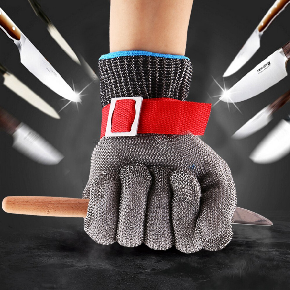Food Processing Cut Resistant Ss304 Steel Glove + Soft Inner Glove 7891341445161