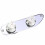 Electric Bass Control Plate with Knobs for Fender 51 P, Chrome 7