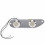 Electric Bass Control Plate with Knobs for Fender 51 P, Chrome 4