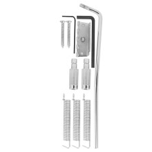 6-saitiges elektrisches Tremolo-Brücken-Set, Chrom