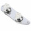 Electric Bass Control Plate with Knobs for Fender 51 P, Chrome 1