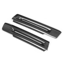 Pair of Carbon Fiber Interior Door Armrest Decor