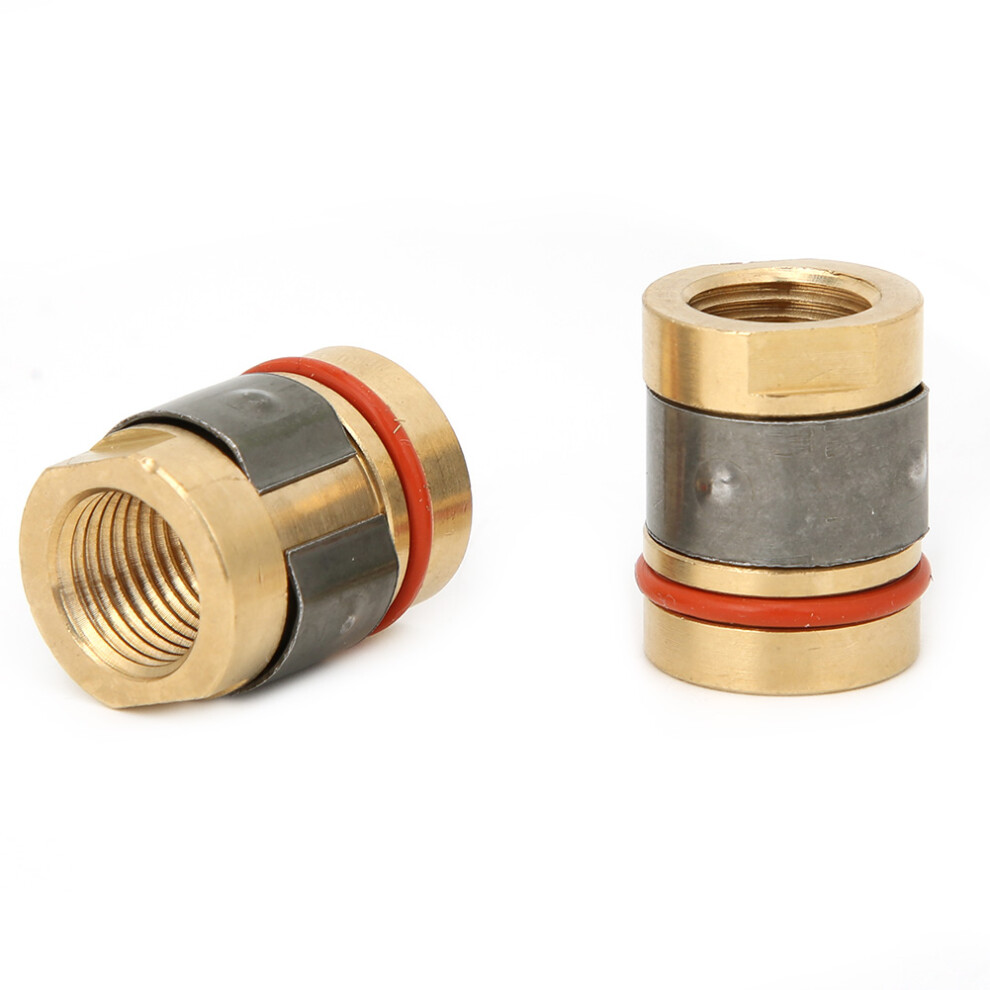 2Pcs Mig Welding Gun Nozzle Adapter 169729 For M-25/M-40 Hobart Brass 3411341448357