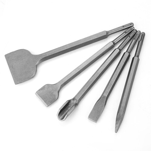 5pcs SDS Plus Chisel Set –  For Electric Rotary Hammer Use