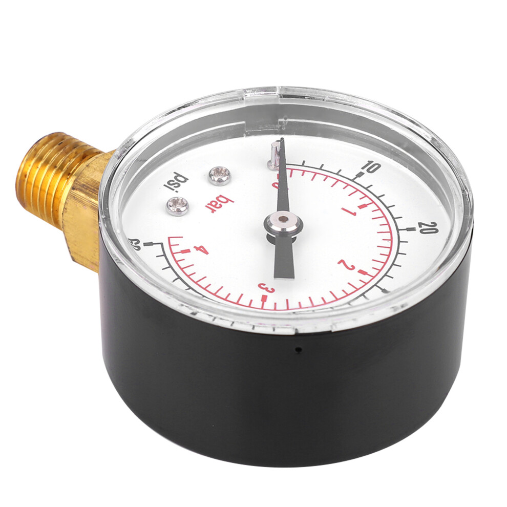 50Mm Brass Thread Pressure Gauge 0-60 Psi For Fuel Oil Air Water Gas Use 3781341449747