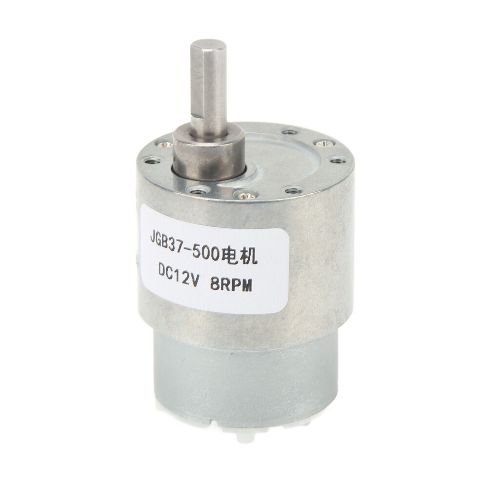 Worm Geared Motor 8RPM JGB37 500 Reversible Self