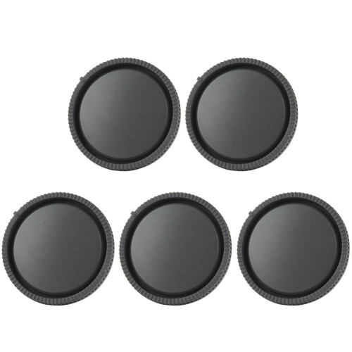 5 Stück Kunststoff-Rückdeckel für E-Mount Schwarz 1