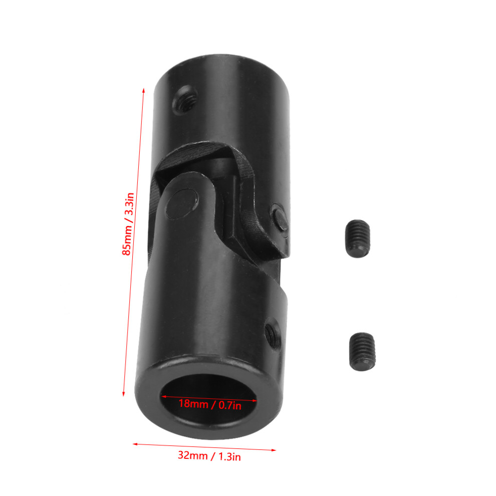 Diy Steering Universal Joint Shaft Coupling 18X32x85mm Connector 4691341450928