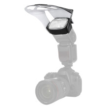 Universal SLR Camera Flash Reflector Board Set Silver White Golden for Top Flash