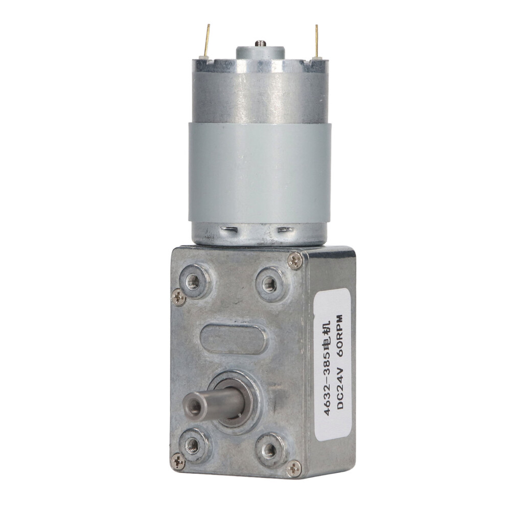 60RPM Rectangular DC Worm Gear Motor High Accuracy
