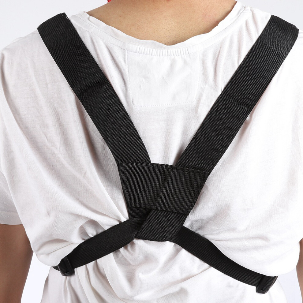 Bright Chest Pack Holster Vest Rig For Walkie Talkie Universal Fit Yellow 3371341453945