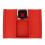 Couch-Becherhalter-Tablett 34.4oz rote Silikon-Armlehne 1