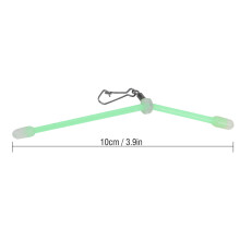 5PCS Green PVC Fishing Tube Balance Connector 7cm-15cm, Durable Lightweight