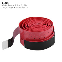 Absorb Sweat Archery Wristband 112cm Non-Slip Stretchy Red