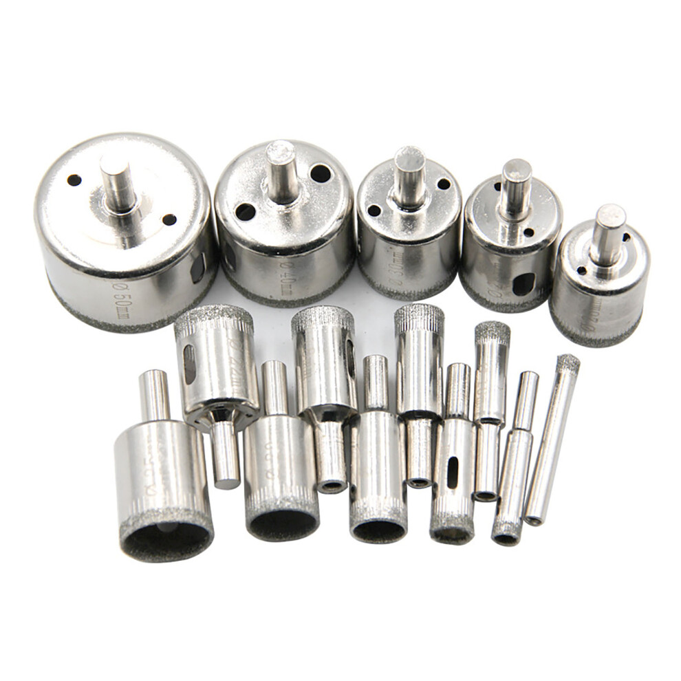 15Pcs Diamond Drill Bit Fast Clean Cutting Hand