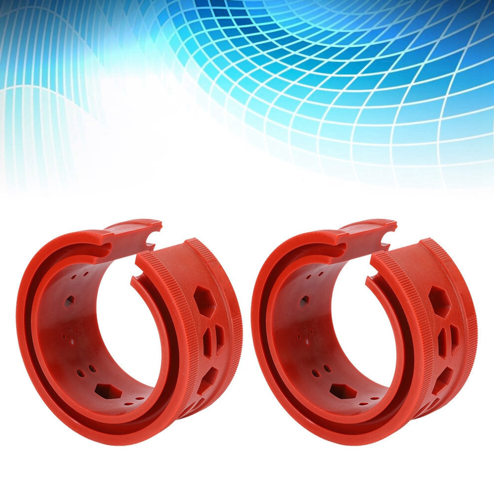 2Pcs Sebs Car Shock Springs Damper Buffer Kit For Auto Suspension Red 5021341459000