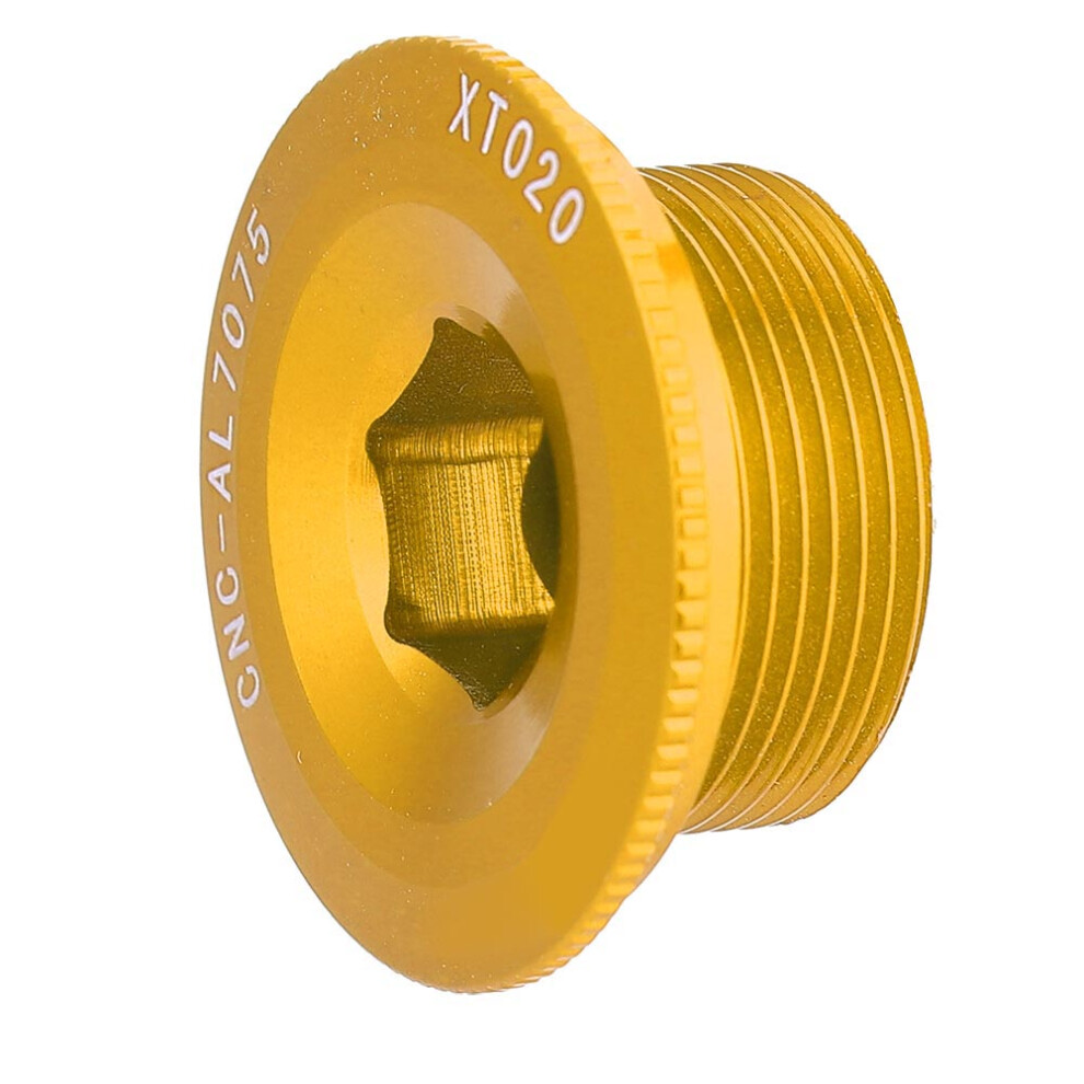 Gold Aluminum Alloy Crank Arm Bolt M2010 For Bike Crankset 20Mm 4911341461817