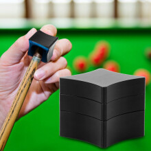 Universal Aluminum Snooker Pool Billiard Chalk Holder Black 33x33x32mm