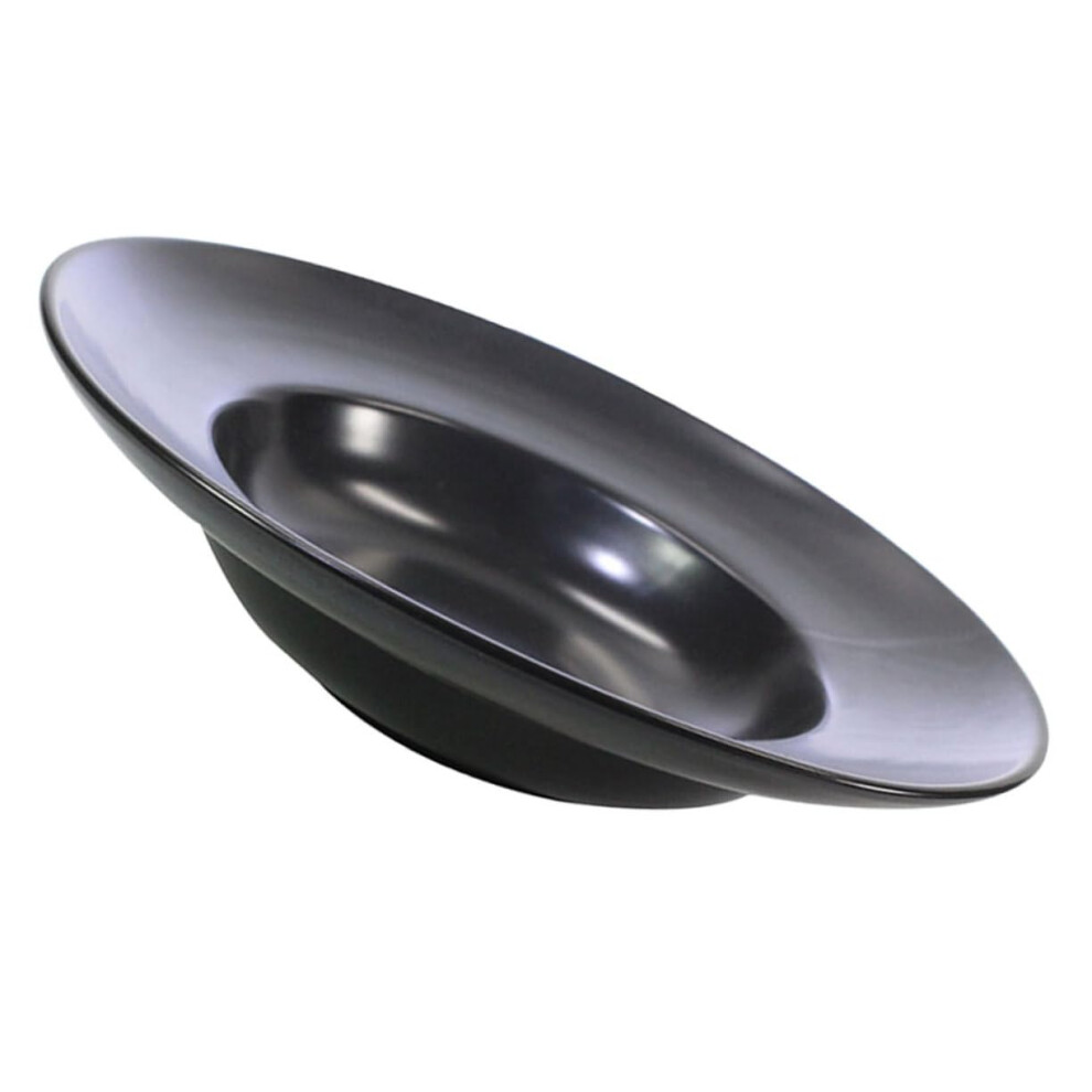 Soup Bowl Black Ceramic, 8-Inch Serving Bowl for Soup, Pasta, Salad, and Vegetables with Rim-image-OPC-PJMP5JK-NEW
