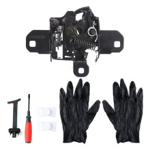 Hood Latch Pin Lid Lock Hood Lock Pin Kit + Pull