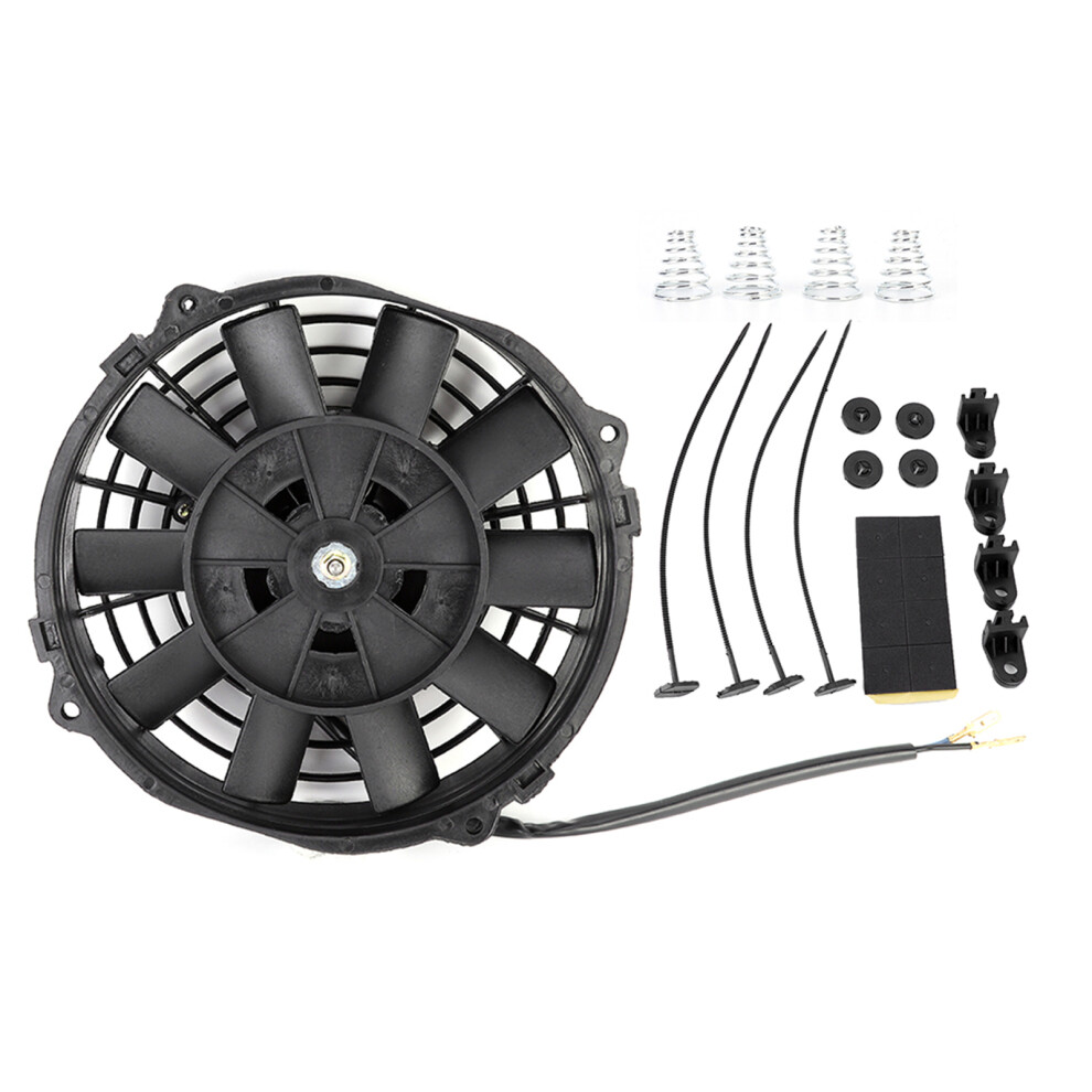 7In Slim Electric Radiator Cooling Fan Thermo 12V 9387669400480