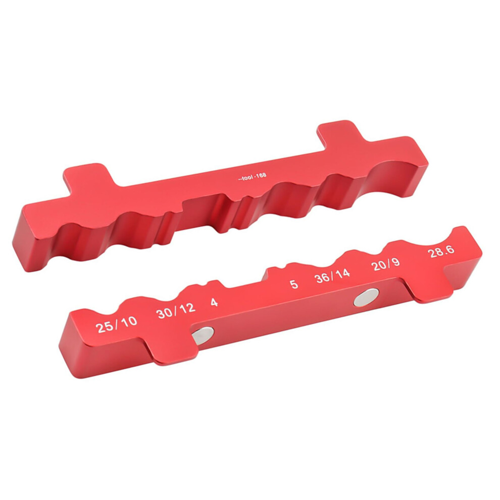 Universal Screw Vice Jaw Pads For Bicycles, Workbenches, Repair Clamps For Hubs, Pedals, Cranks, Red 6947110151731