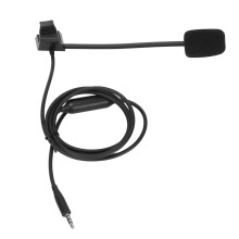QC45 Boom-Mikrofonkabel 120 cm Schwarz mit Silent Switch