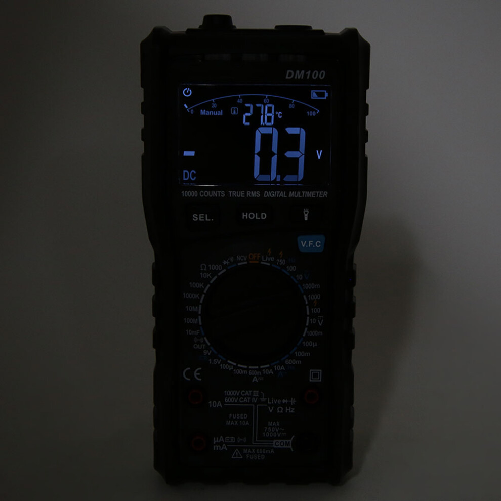 High Accuracy Dm100 Digital Multimeter For Ac/Dc Voltage Current Frequency 7901341467145