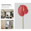 3D-Simulation Anthurium Seidenblume 60 cm 32 g pink 2