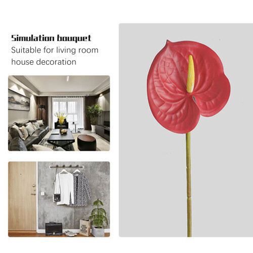 3D-Simulation Anthurium Seidenblume 60 cm 32 g pink 1