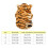 Sudadera con capucha para perro Halloween Tiger Grain - S, café 10