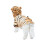 Sudadera con capucha para perro Halloween Tiger Grain - S, café 11