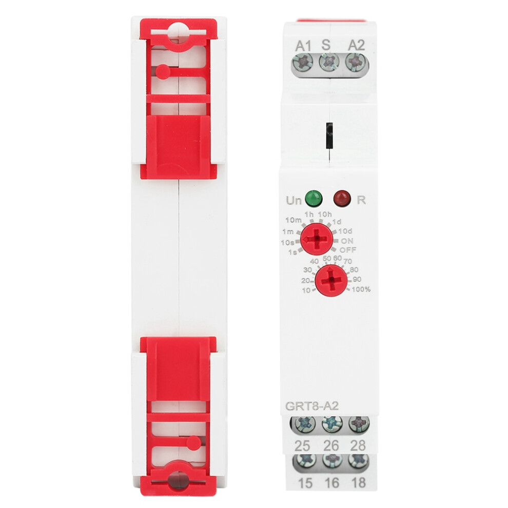Single Function Industrial Timer Relay Grt8-A2 Ac230v For Din Rail Mount 8451341468325
