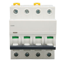 Disyuntor comercial de 4 polos PA66 carcasa ignífuga 10 A 400 V