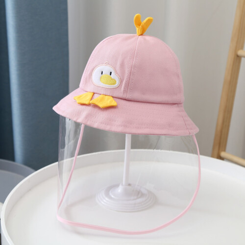 Kinder staubdichter Baumwoll-Sonnenhut eine Größe rosa 1