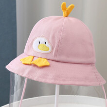 Kinder staubdichter Baumwoll-Sonnenhut eine Größe rosa