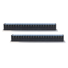 2 Stück zweireihige Kupfer-Terminalblöcke 30A 660V 43mm