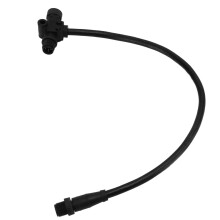 Cable de derivación del troncal NMEA 2000 impermeable IP67 con conectores de 5 pines Tipo T y M12