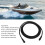 Conector de cable M12 impermeable de BackBond, 5 pines macho / hembra, 3 m para NMEA 2000 10