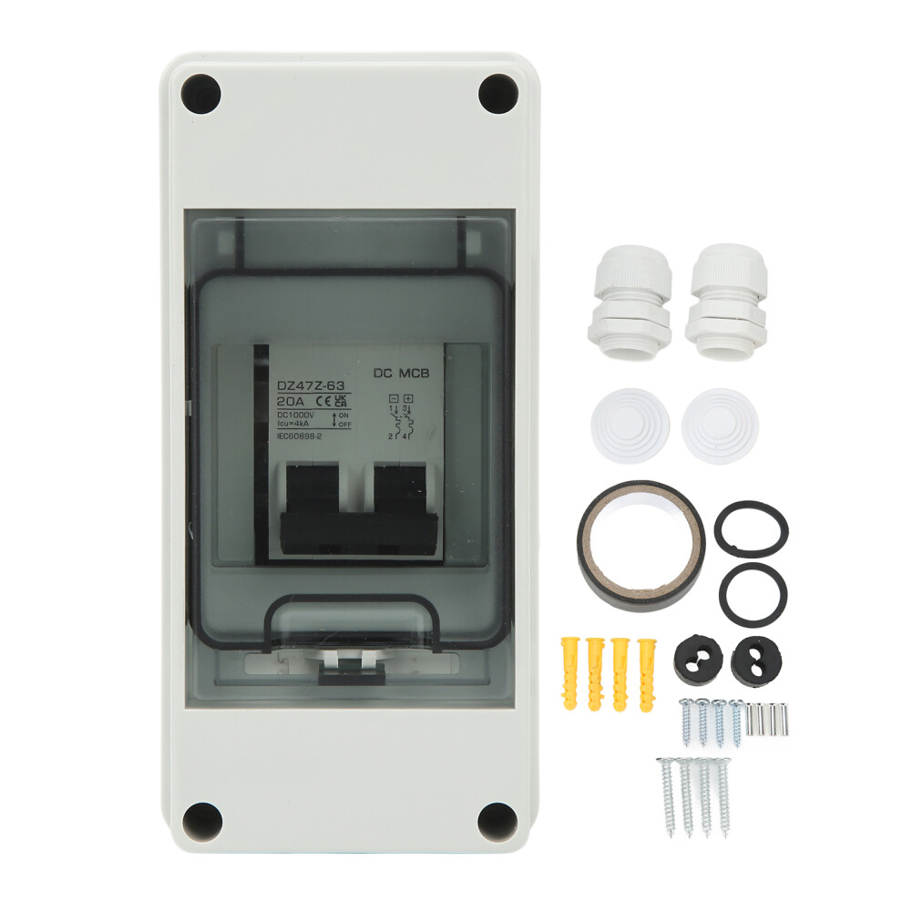 2P PV System DC Mini Circuit Breaker with Box IP65