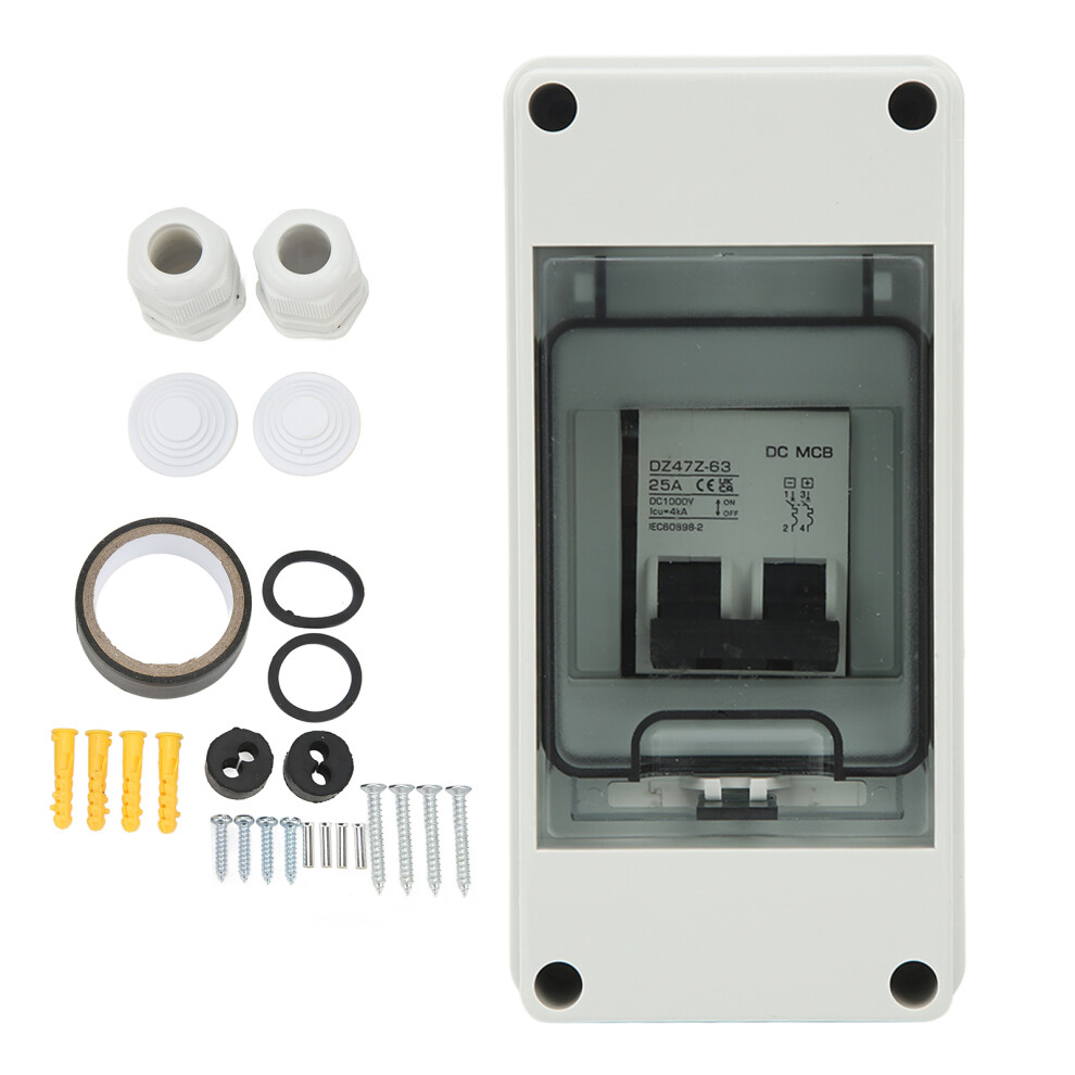 DC Miniature Circuit Breaker 2P 25A IP65 Pa66