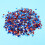 60g Mixed Color Five-Pointed Star Confetti for Wedding Decor 7