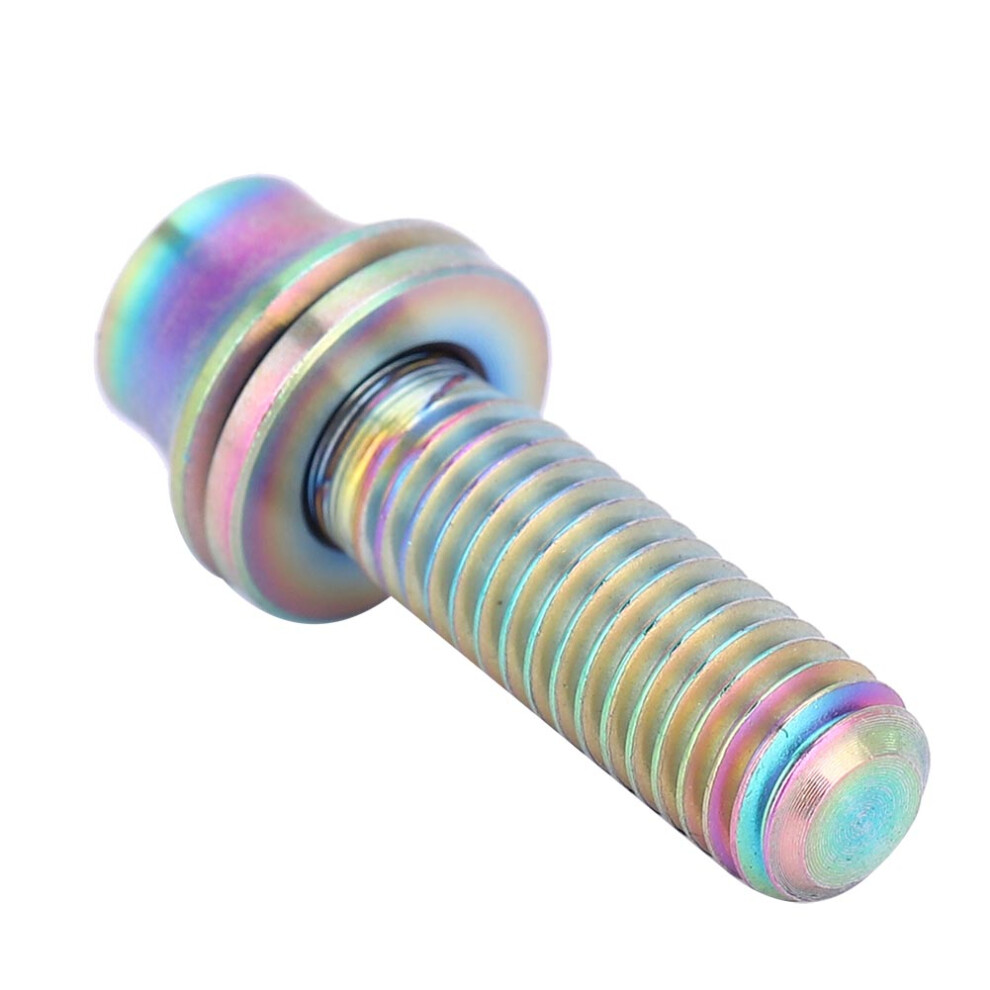 Titanium Alloy Water Bottle Cage Screw Bolt M5x12/16Mm With Washer Rainbow 4641341474820
